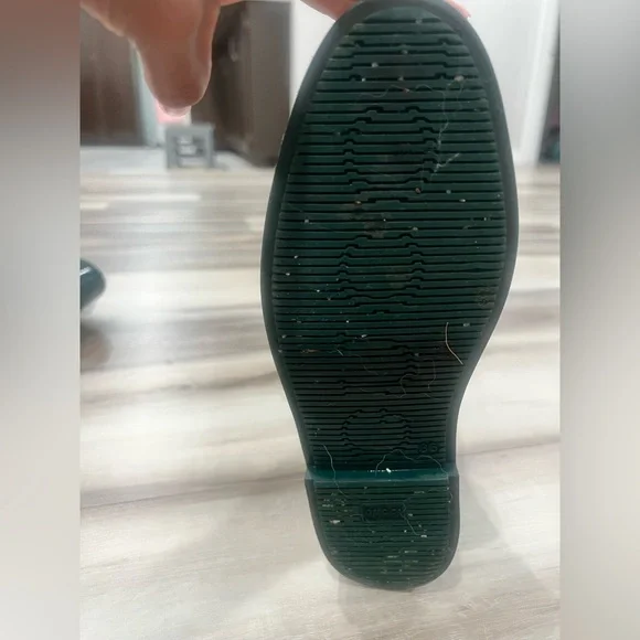 GUCCI Green Monogram GG Supreme Rain Boots Knee Calf High sz. 36 - Picture 7 of 15